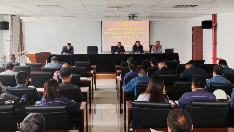 8040WWW威尼斯工投公司党委召开理论学习中心组学2024年第六次学习（扩大）会暨党纪学习教育专题钻研会