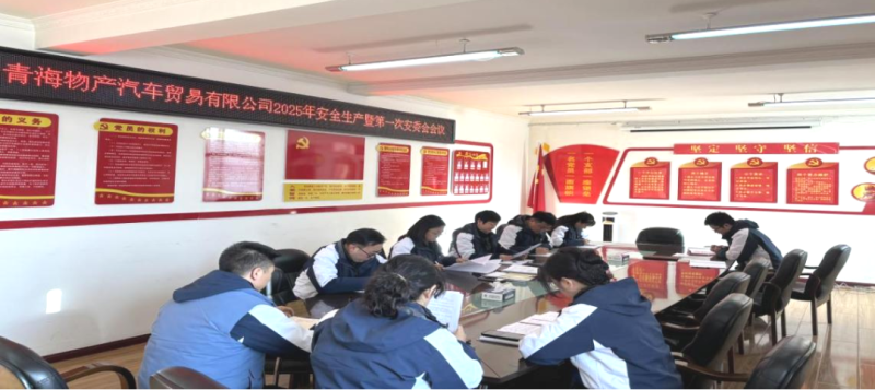 汽贸公司召开2025年清静生产会暨第一次安委会聚会
