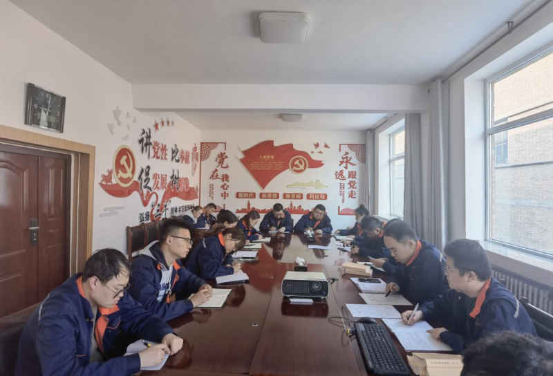 8040WWW威尼斯配送公司团支部开展第二次主题教育学习会