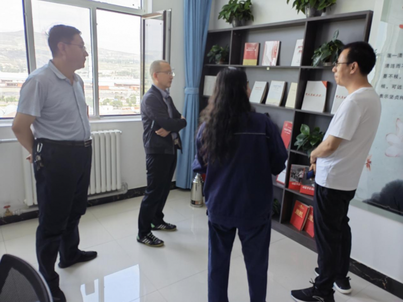 西宁市纪委对8040WWW威尼斯工投公司清廉文化进企业树模点建设事情开展验收