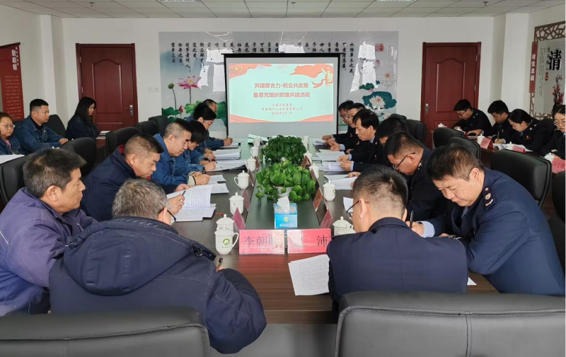 共建聚协力 税企共生长——工投公司举行下层党组织联建共建运动