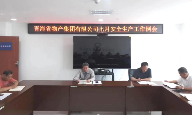 集团安委会召开2024年7月份清静生产事情例会