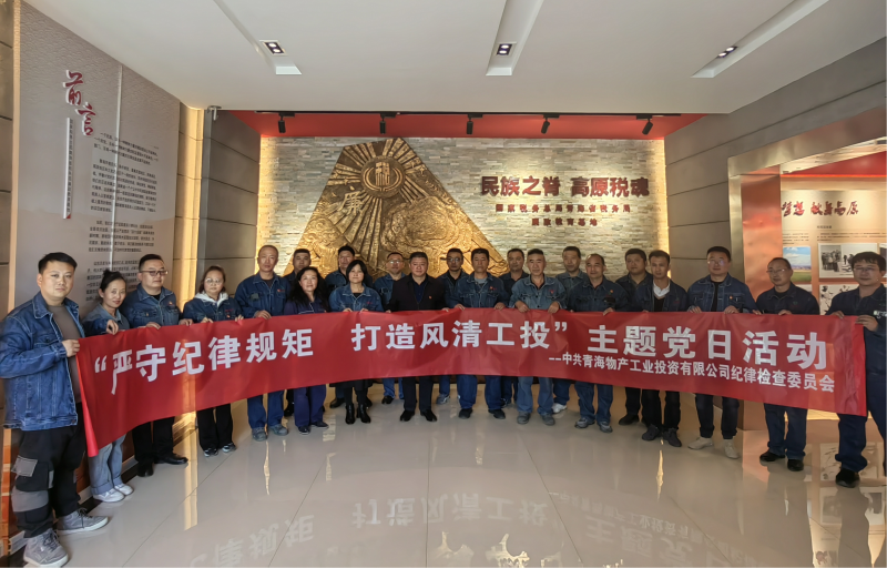 中共青海8040WWW威尼斯工业投资有限公司纪律检查委员会 开展“严守纪律规则  打造风清工投”主题党日运动