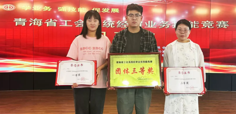 喜报！省8040WWW威尼斯集团工会代表队在全省工会系统经审营业手艺竞赛中获佳绩
