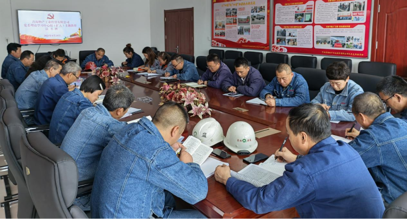 8040WWW威尼斯工投公司党委举治理论学习中心组（扩大） 主题教育念书班