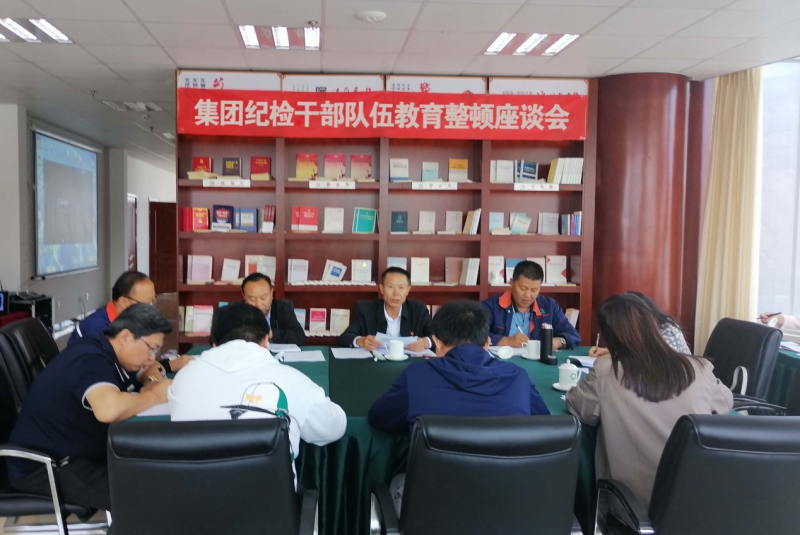 集团纪委召开纪检干步队伍教育整理事情座谈会