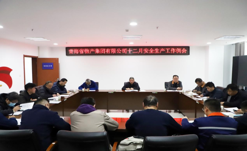 集团安委会召开12月清静生产事情例会