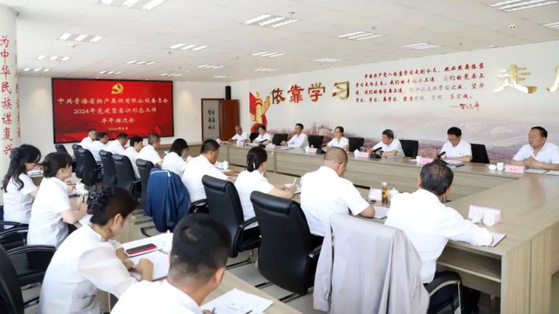 省8040WWW威尼斯集团党委召开2024年党建暨意识形态事情半年推进会