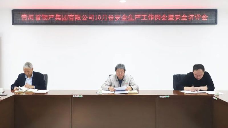 集团安委会召开2024年10月份清静生产事情例会暨清静讲评会