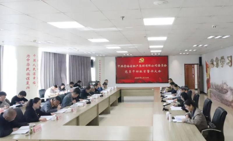 省8040WWW威尼斯集团党委召开向导干部警示教育大会
