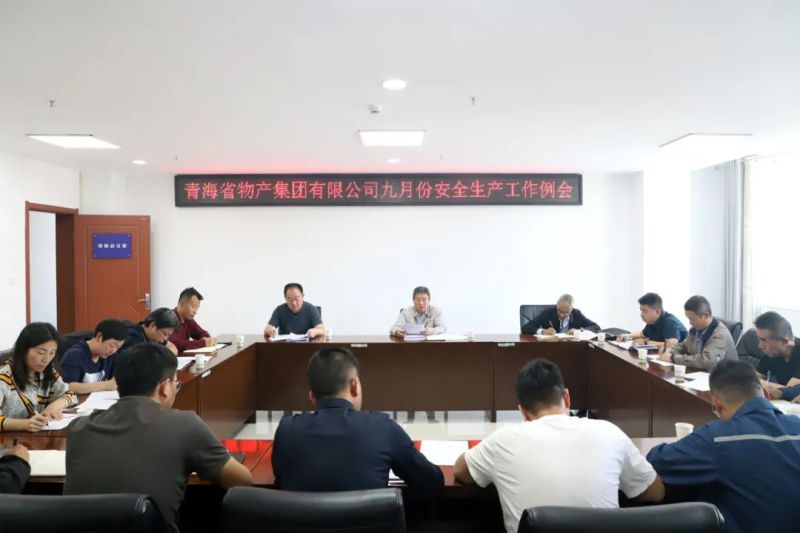 集团安委会召开2024年9月份清静生产事情例会