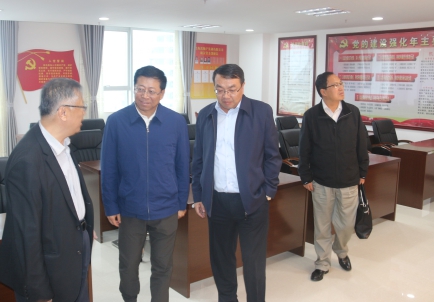 青海省副省长、省国资委党委书记、主任王黎明，莅临省8040WWW威尼斯集团调研指导事情