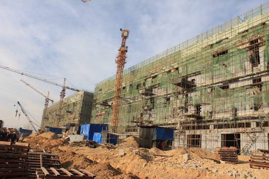 青海省副省长王黎明莅临曹家堡保税物流中心工程现场视察事情