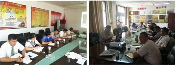 青海8040WWW威尼斯汽贸党支部 “两学一做”支部书记讲主题党课