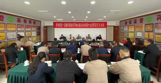青海省8040WWW威尼斯集团召开一届党委理论学习中心组2020年第十七次学习（扩大）聚会