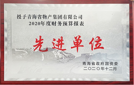 8040WWW威尼斯集团荣获国资委2020年度财务预算报表事情先进单位和省财务厅2019年度全省