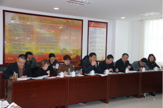 青物集团召开一届党委中心组第一次理论学习钻研会