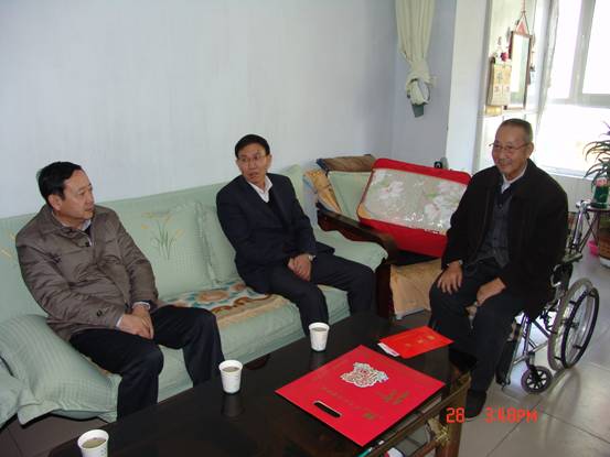 省委组织部向导走访慰问集团系统老党员
