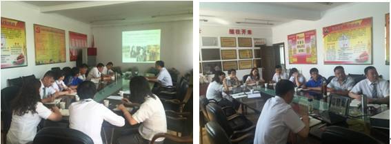 青海8040WWW威尼斯汽贸公司庆“七一”上党课