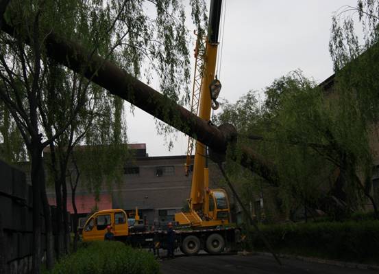 长春炭素公司完整自然气调压站更新刷新及废旧烟气净化系统的拆除事情