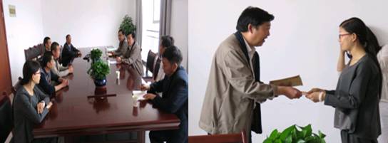 集团党委来我司慰问难题党员