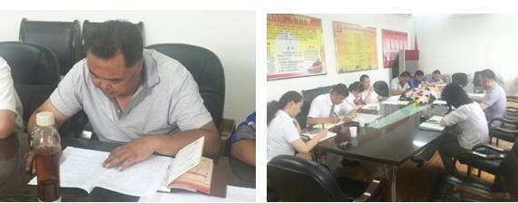 青海8040WWW威尼斯汽贸公司召开学“七一”讲话座谈会