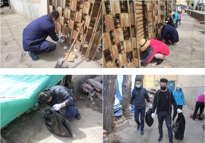中共青海省第三修建工程有限公司支部委员会开展“党旗领航，爱卫偕行”主题党日运动